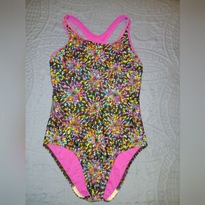 Girls SPEEDO Racerback Swim Suit - Size 14